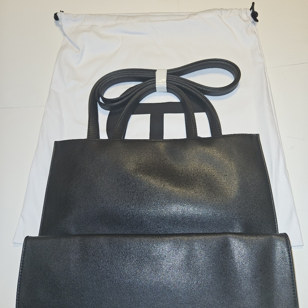 Medium  Telfar Shopping Bag - Black - Picture 13 of 16